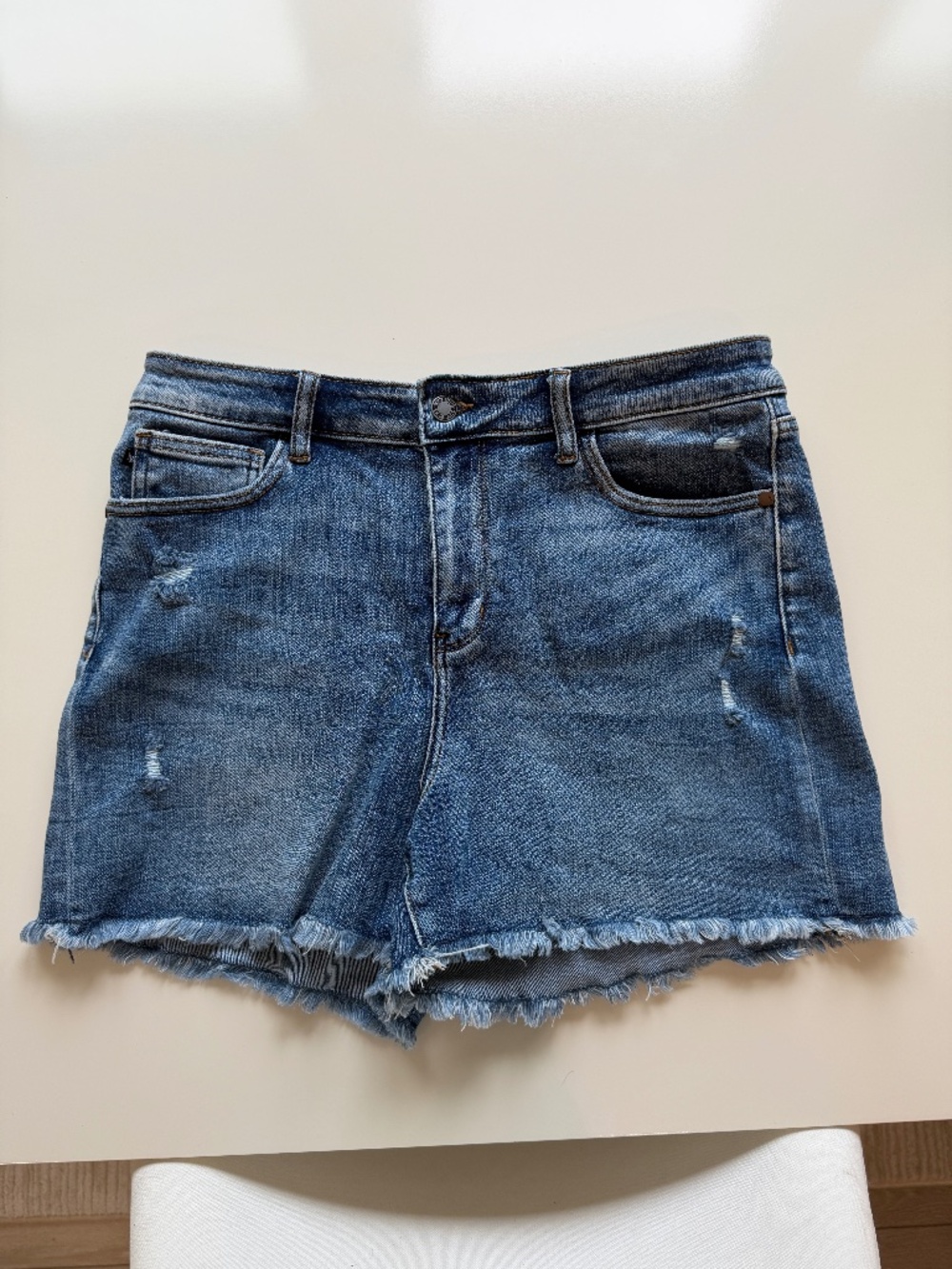 Judy Blue -Workin 9-5 Denim Shorts, women's size L